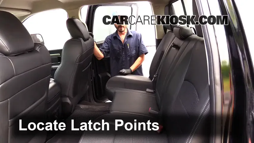 2013 Ram 1500 Sport 5.7L V8 Crew Cab Pickup Car Seats Install